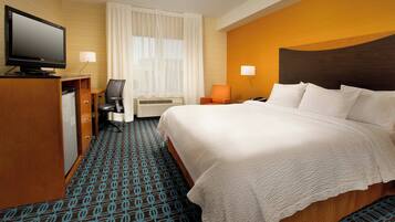 In-room safe, desk, laptop workspace, blackout drapes