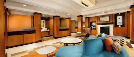Sala de estar en el lobby