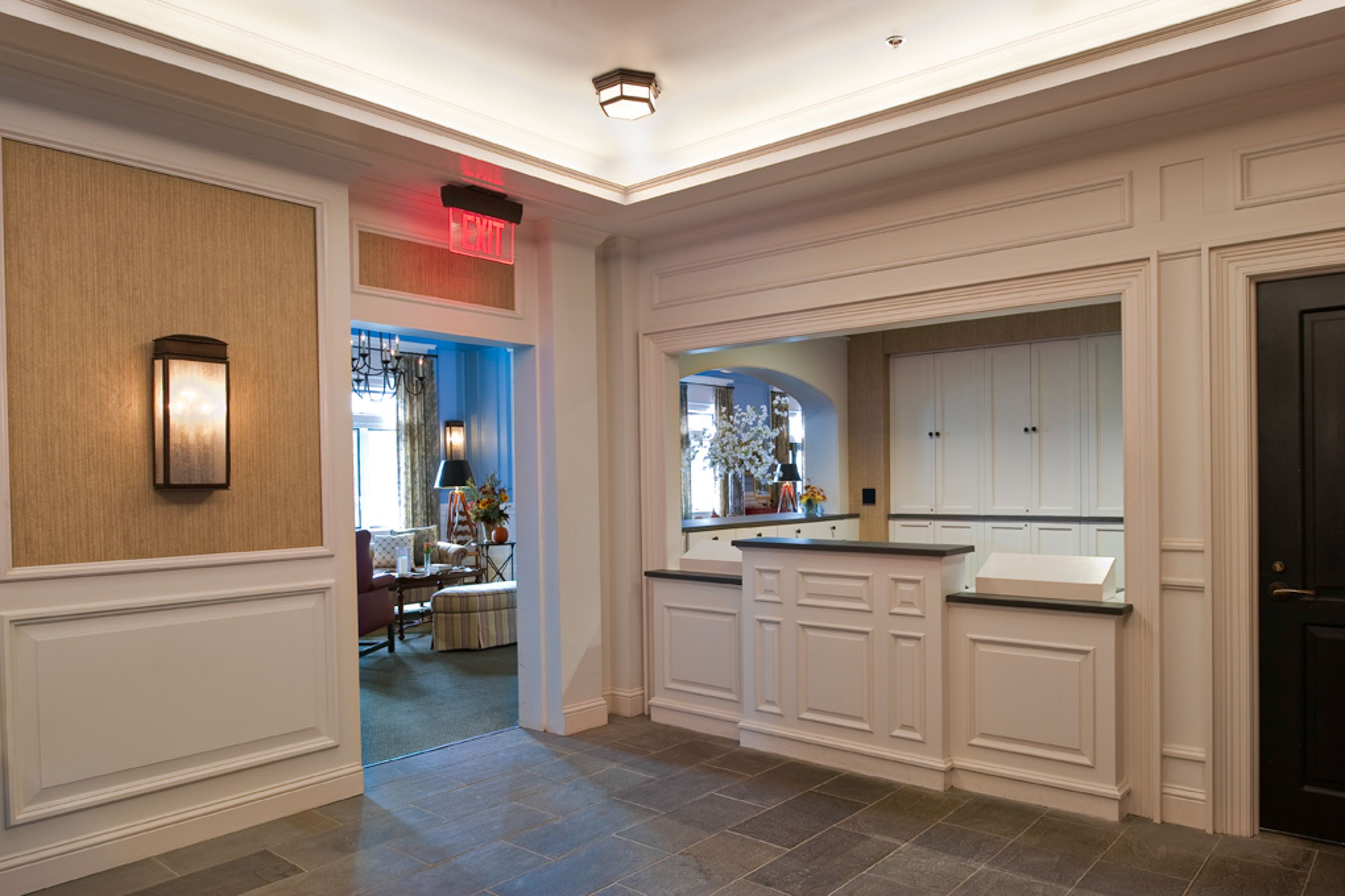 check-in/check-out kiosk