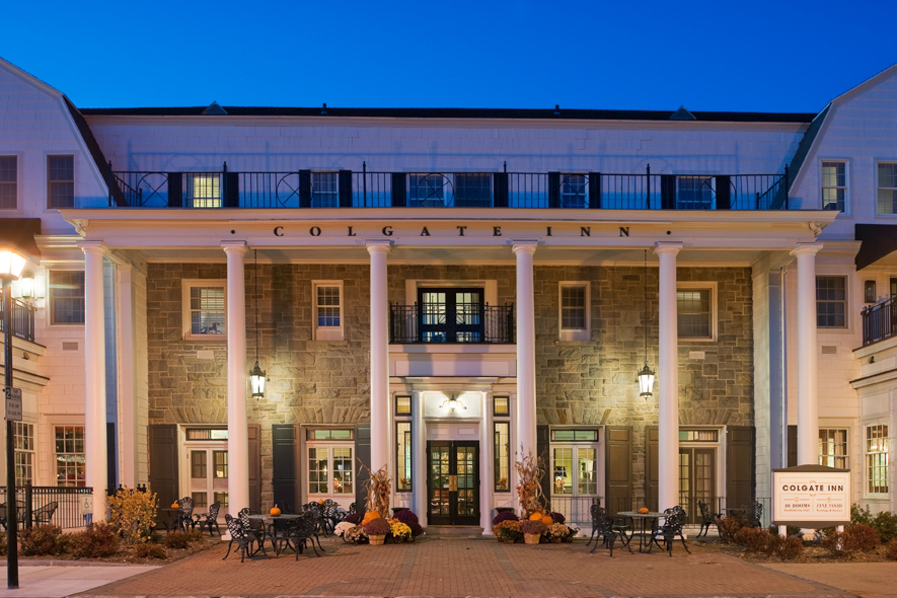 front of property – evening/night