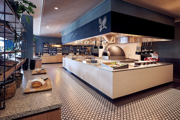 Daily buffet breakfast for a fee
