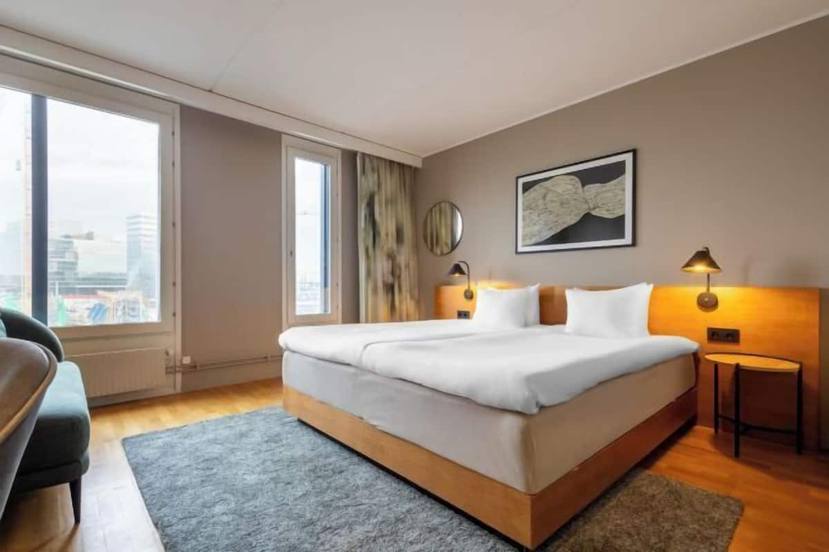 In-room safe, desk, blackout curtains, soundproofing