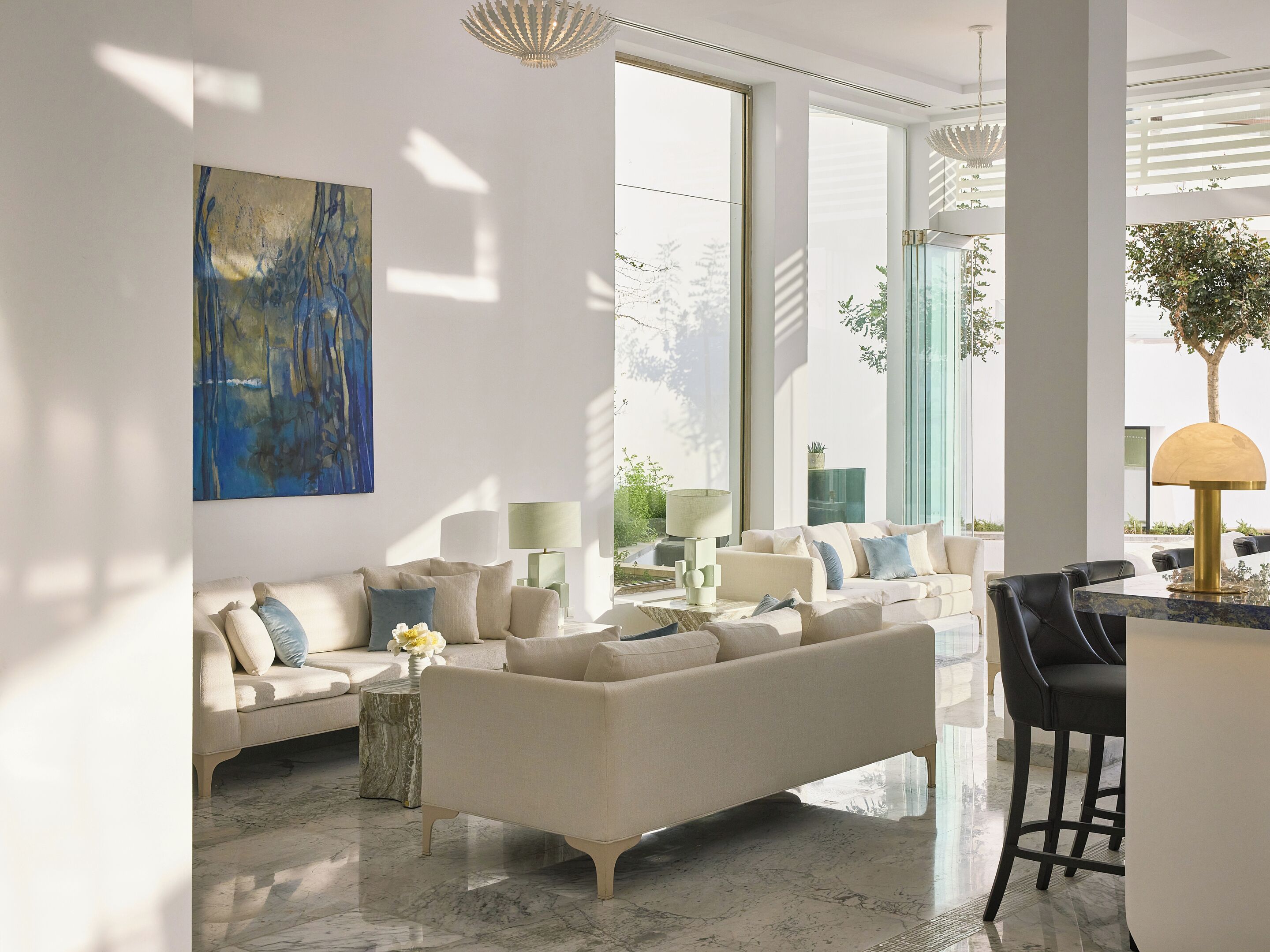 Lobby sitting area