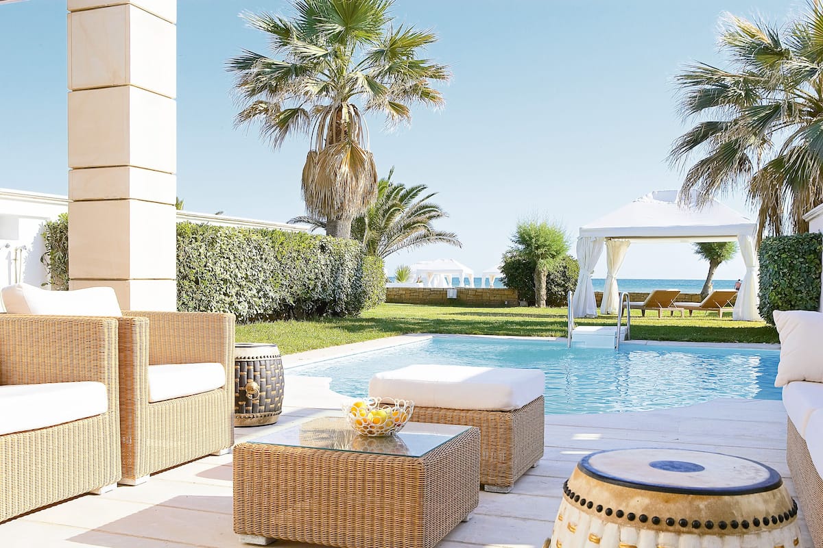 Presidential Villa, Sea View, Private Pool | 2 habitaciones, minibar y caja de seguridad en la habitación