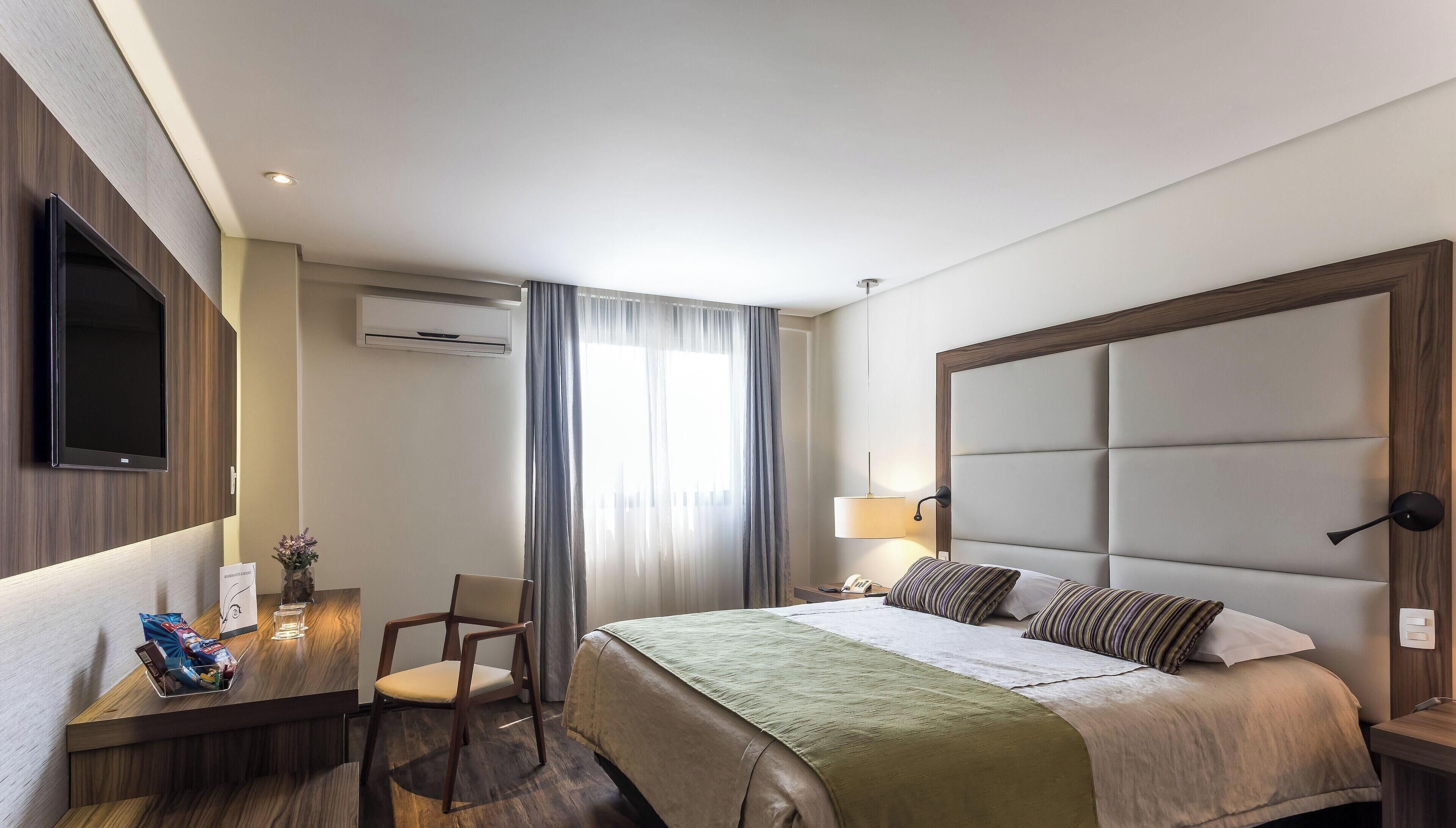 Minibar, coffre-fort, système d’insonorisation, accès au Wi-Fi (inclus)