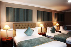 Desk, iron/ironing board, free WiFi, bed sheets