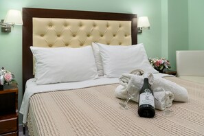 Small Double Room for Single Use, Garden View | Minibar, in-room safe, individually furnished, desk - Avra (Agios Vasileios)
