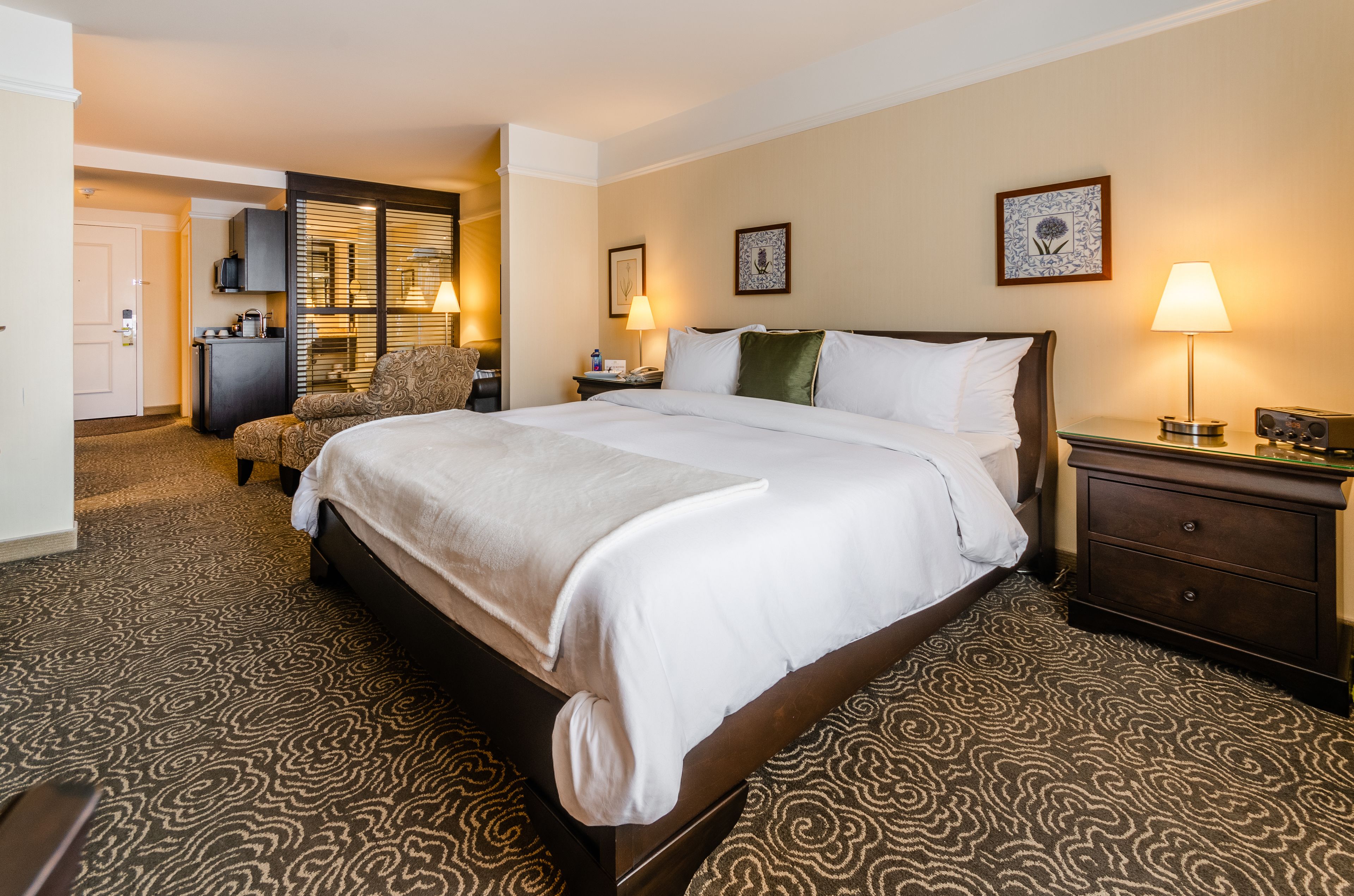 Premium bedding, pillowtop beds, minibar, in-room safe