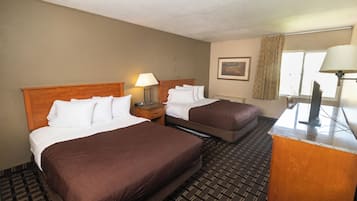 Desk, iron/ironing board, free WiFi, alarm clocks