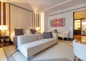 Down duvets, memory-foam beds, minibar, in-room safe