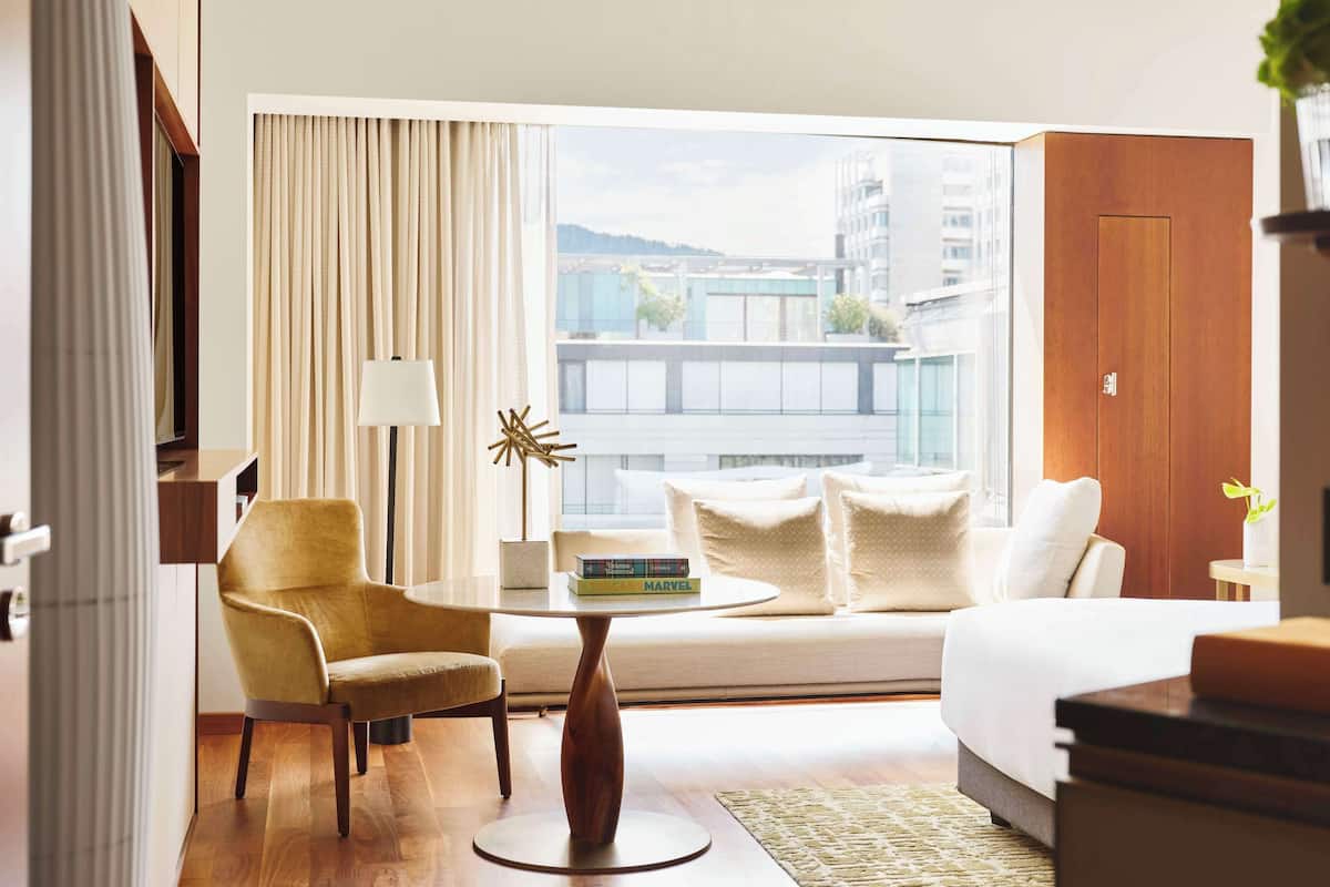 Premium bedding, minibar, in-room safe, desk