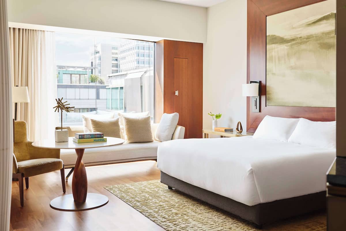 Premium bedding, minibar, in-room safe, desk