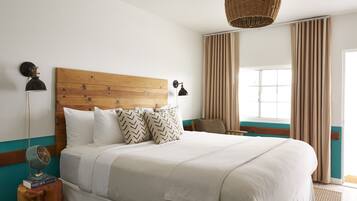 Ropa de cama de alta calidad, cubrecamas y minibar