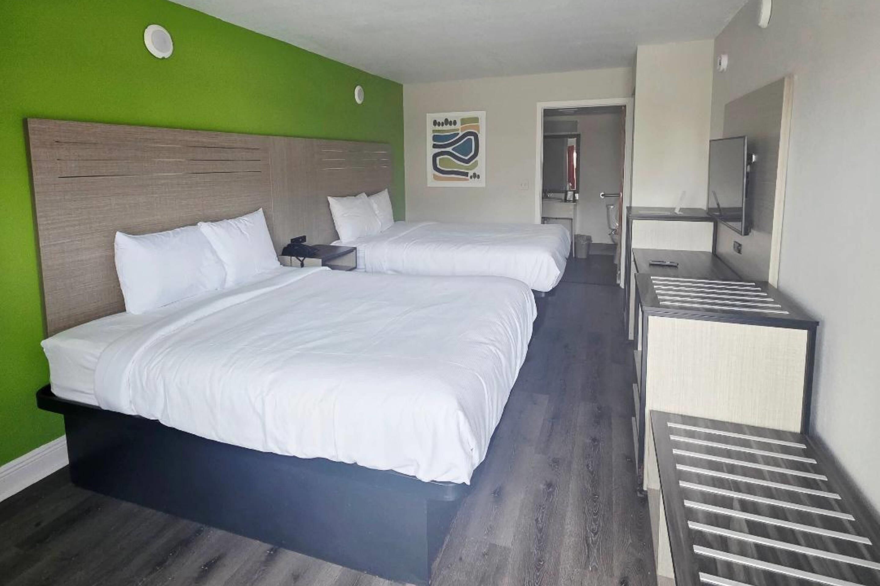 Chambre, 2 grands lits, accessible aux personnes à mobilité réduite, non-fumeur