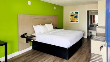 Desk, iron/ironing board, free WiFi, bed sheets