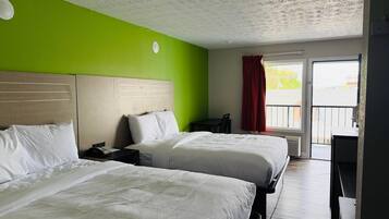 Desk, iron/ironing board, free WiFi, bed sheets