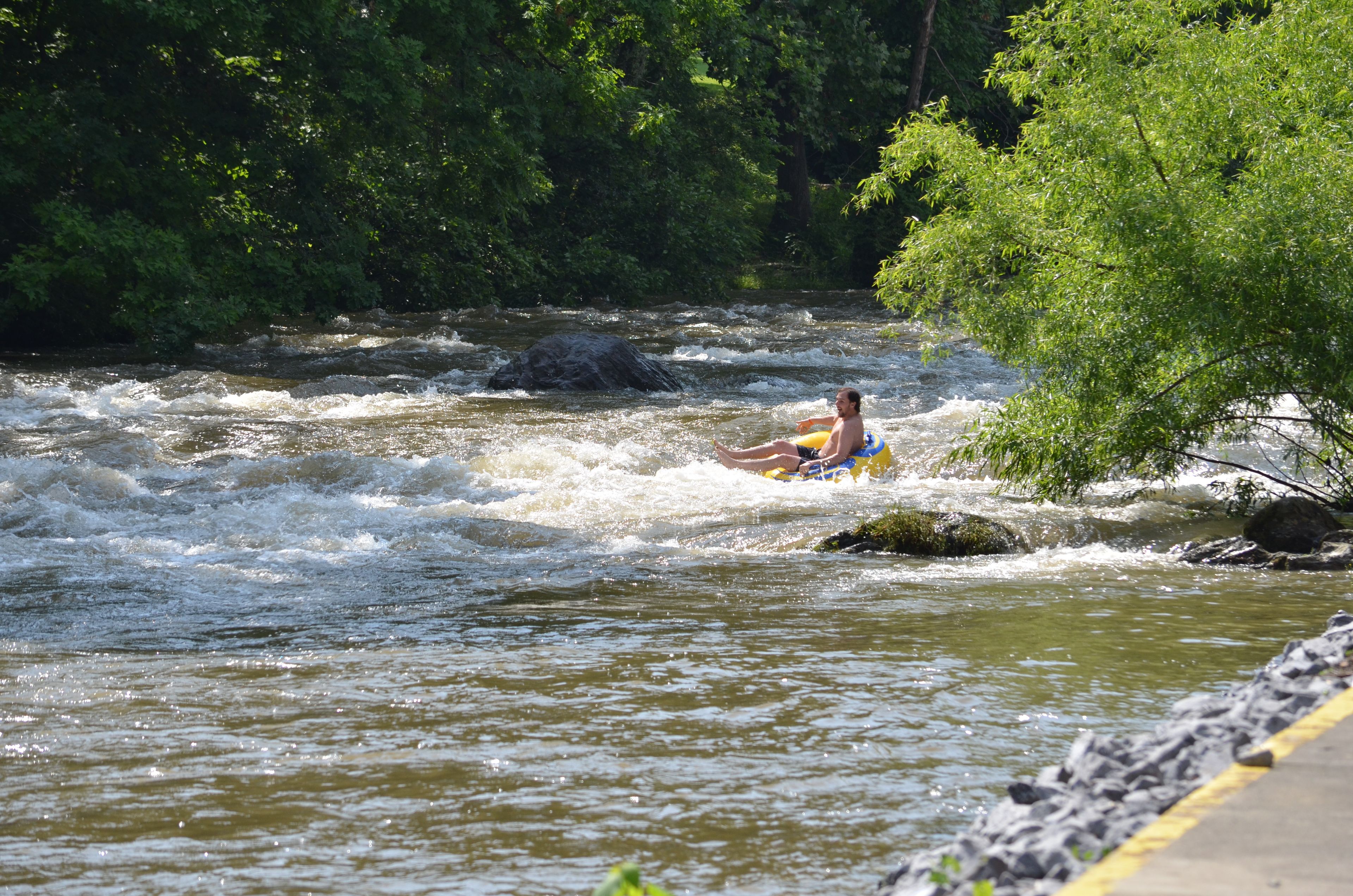 seasonal outdoor pool, open 9 am to 10 pm, pool umbrellas, pool loungers