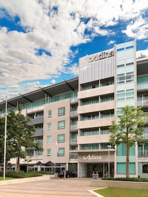 A multi-story hotel with a modern design, featuring a prominent 'Adina' sign on the facade. - Adina Apartment Hotel Perth (Perth)