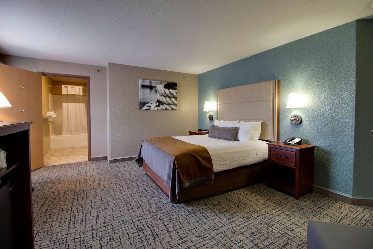Standard Room, 1 Queen Bed, Accessible, Bathtub | In-room safe, desk, iron/ironing board, free cribs/infant beds