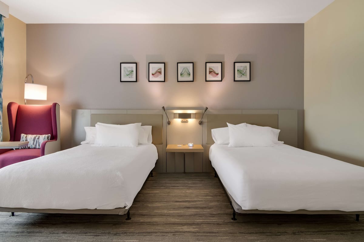 room, 2 queen beds, accessible (hearing) | premium bedding, in-room safe, desk, blackout curtains