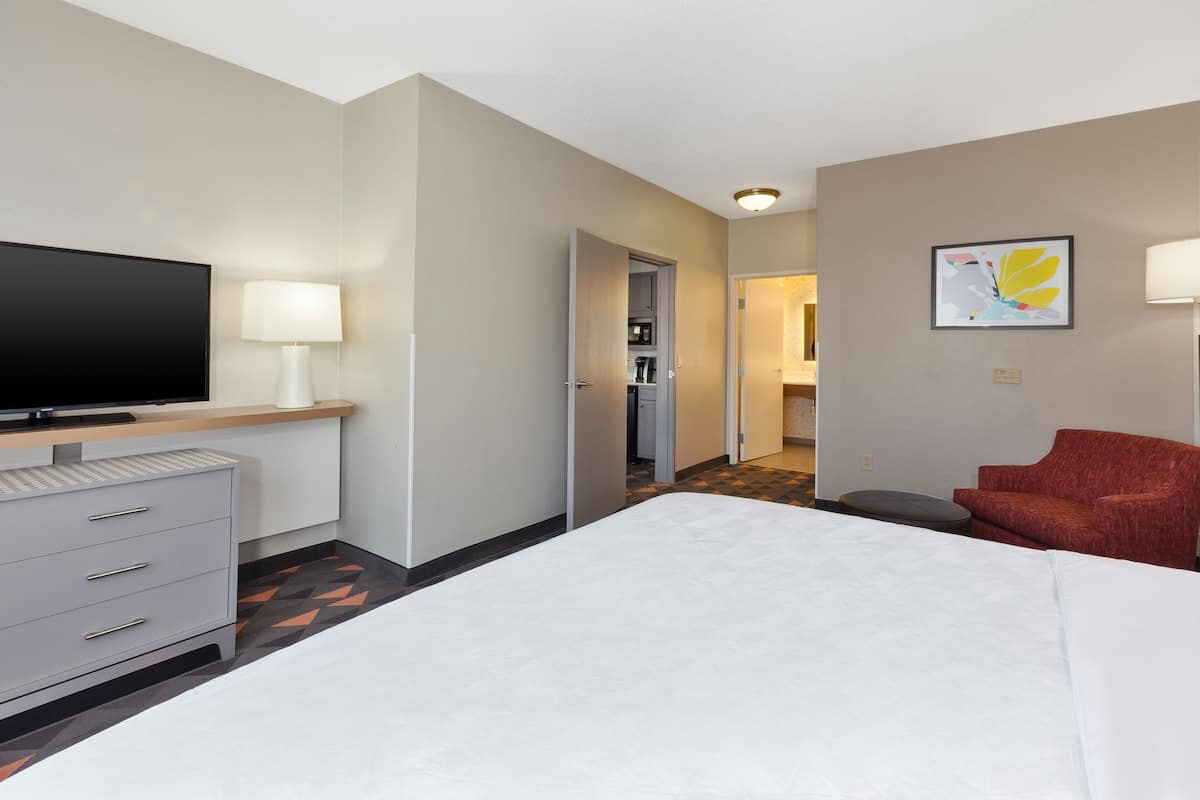 Suite, 1 Bedroom | Desk, soundproofing, iron/ironing board, free cribs/infant beds