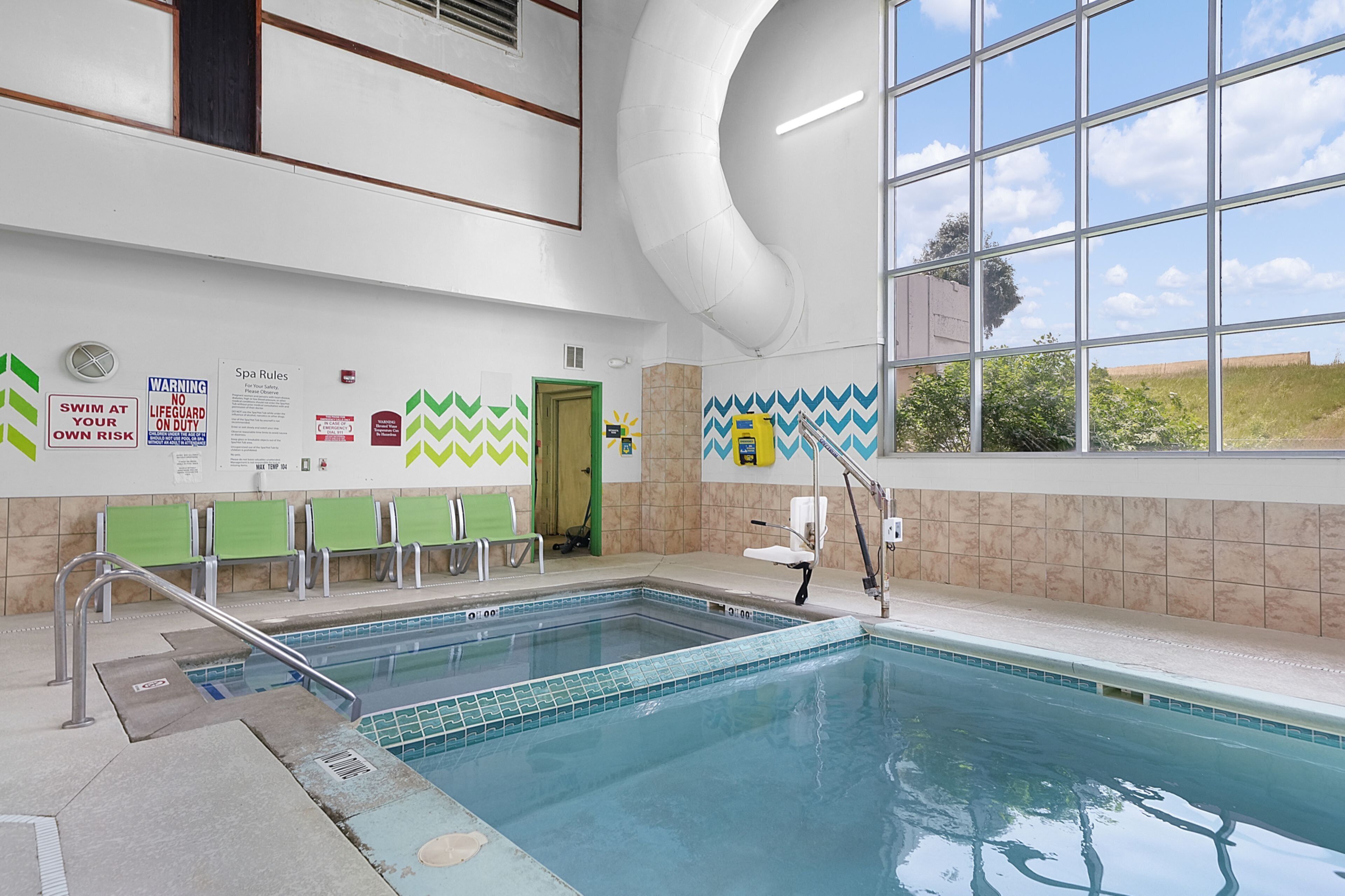 Una piscina techada