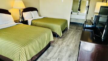 Ropa de cama de alta calidad, escritorio, wifi gratis y ropa de cama