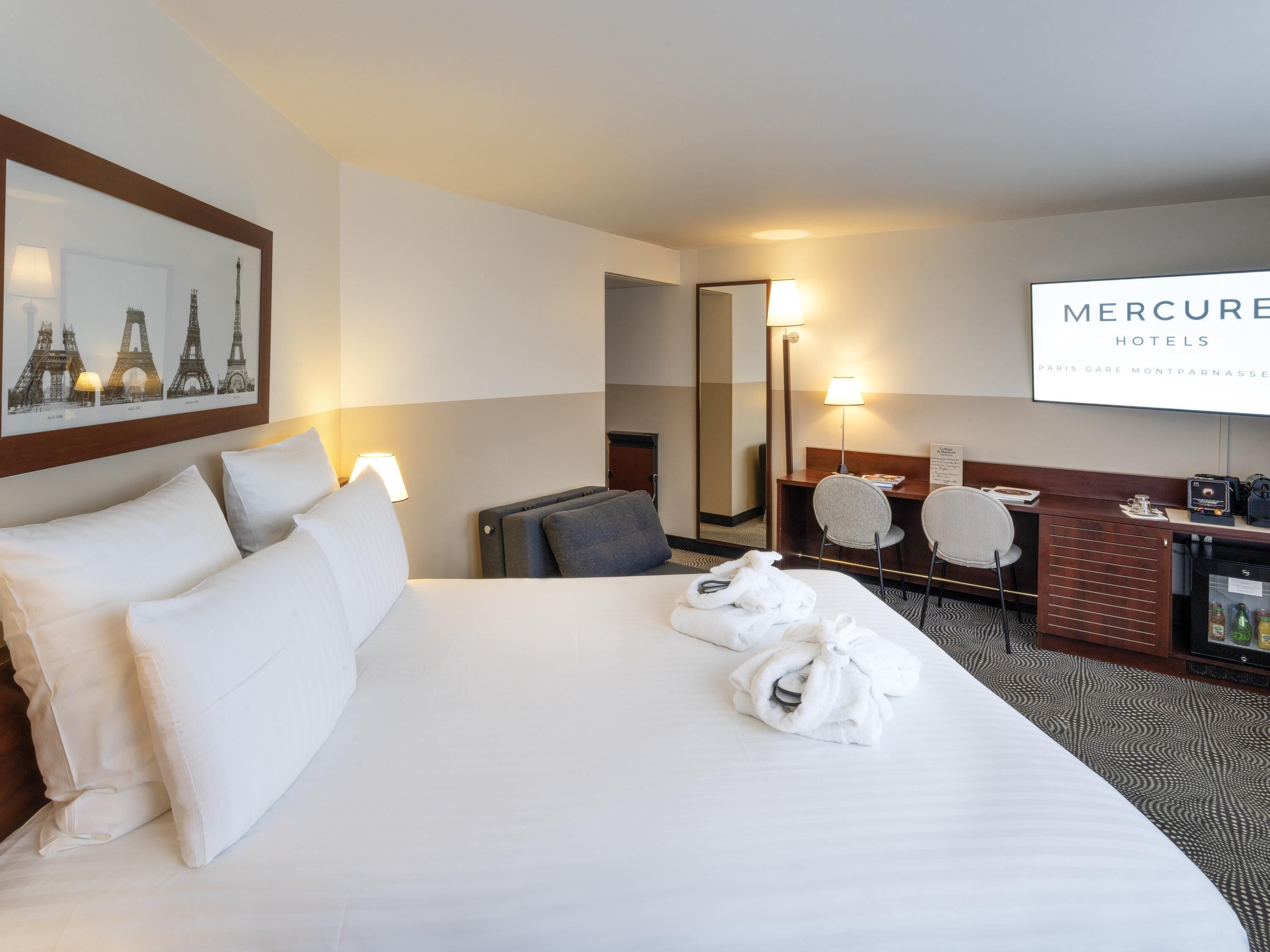 Privilege, Habitación, 1 cama matrimonial | Ropa de cama de alta calidad y minibar 