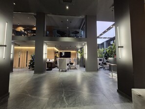 Sitteområde i lobbyen