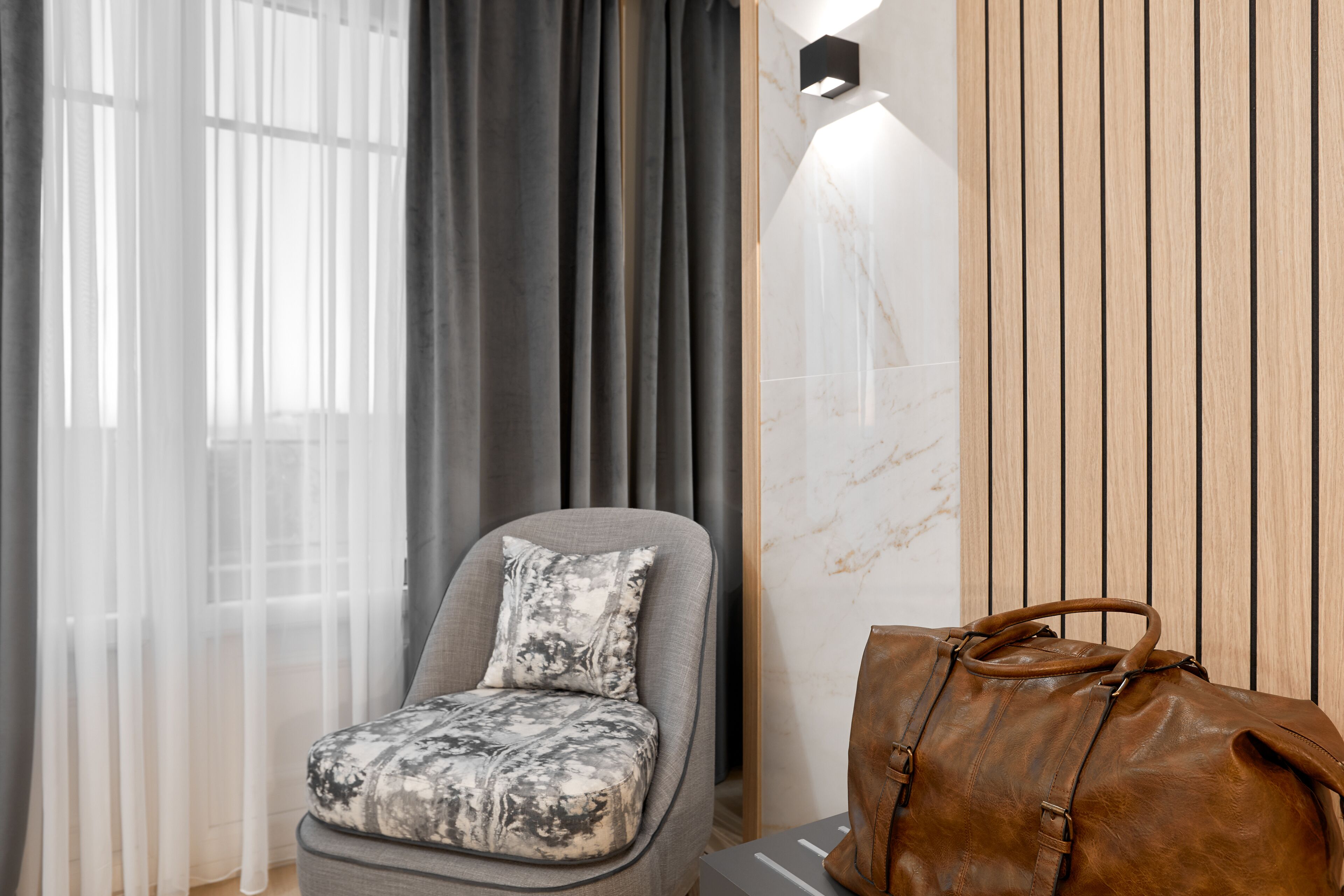 premium double room | 1 bedroom, in-room safe, desk, laptop workspace