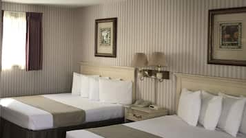 Blackout drapes, iron/ironing board, free WiFi, bed sheets