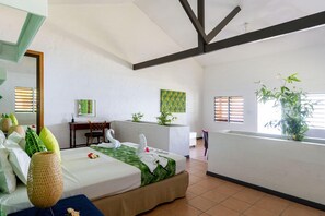 Comfort-Villa, 1 Schlafzimmer, Strandblick, Strandnähe | Wohnbereich