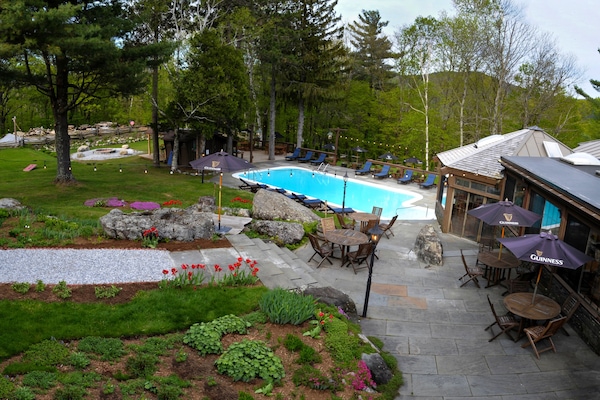 Outdoor wedding area