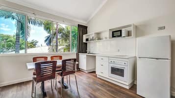 Executive Apartment, 1 Queen Bed | Private kitchen | Fridge, coffee/tea maker, electric kettle