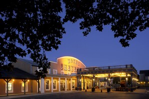 Front of property – evening/night