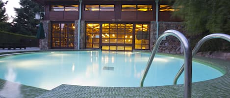 Indoor pool, outdoor pool
