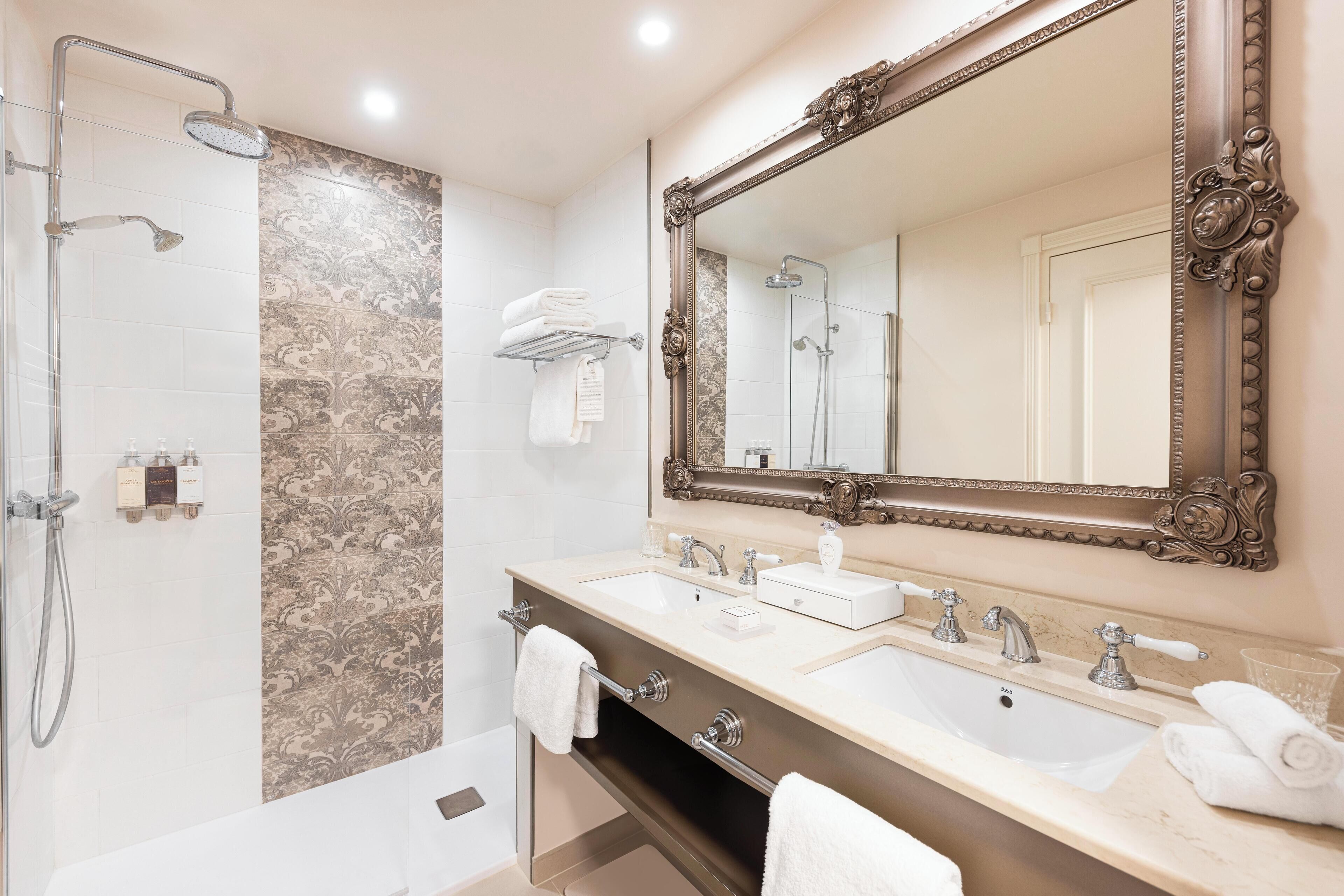 free toiletries, hair dryer, bathrobes, slippers