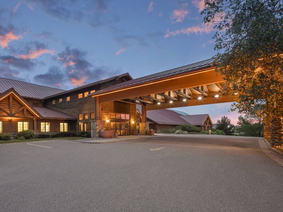 Majoituspaikan julkisivu