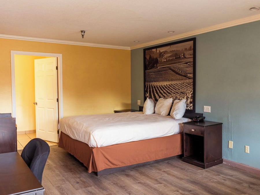 Habitación estándar, 1 cama de matrimonio grande | Ropa de cama de alta calidad, edredones de plumas, escritorio