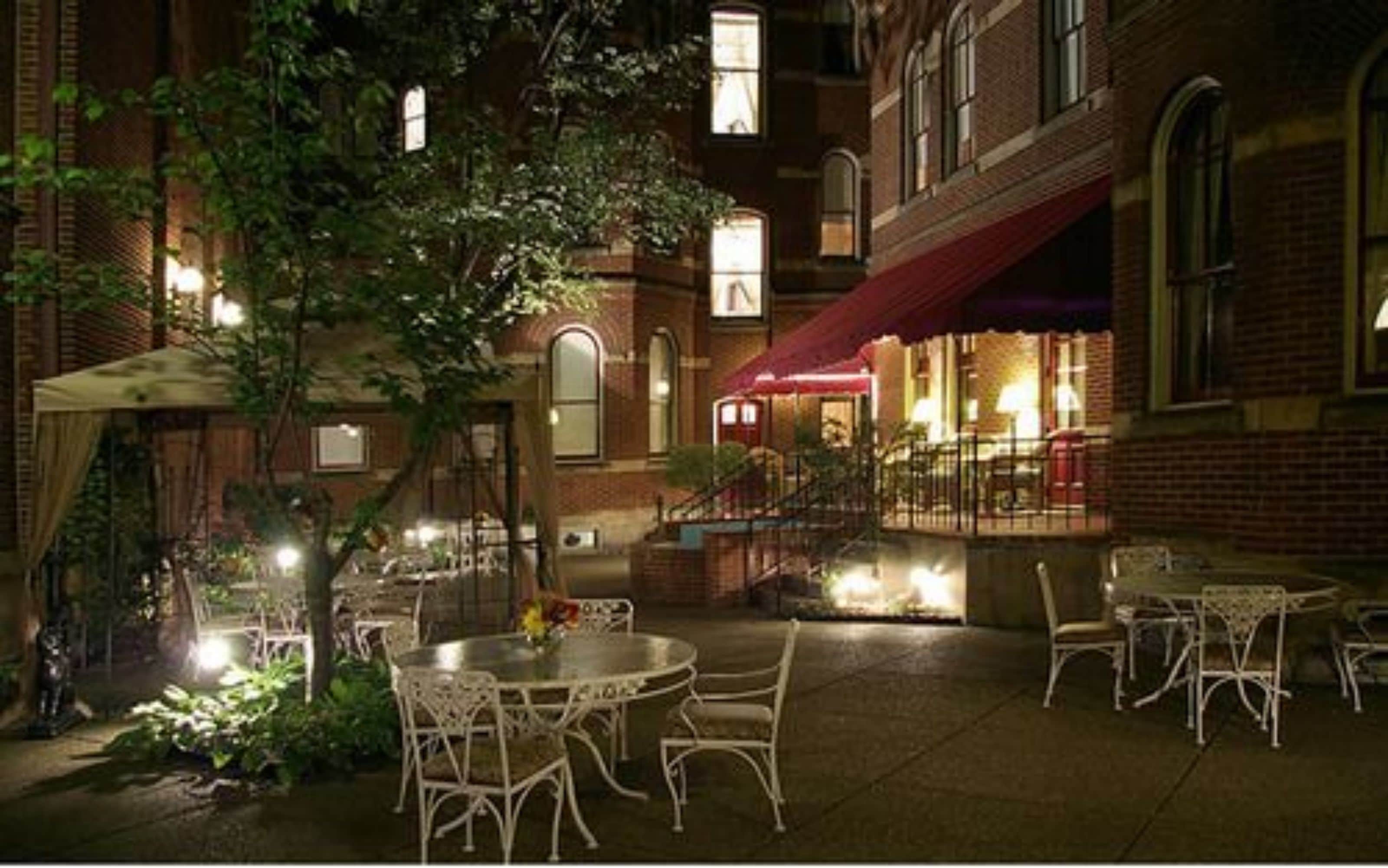 front of property – evening/night