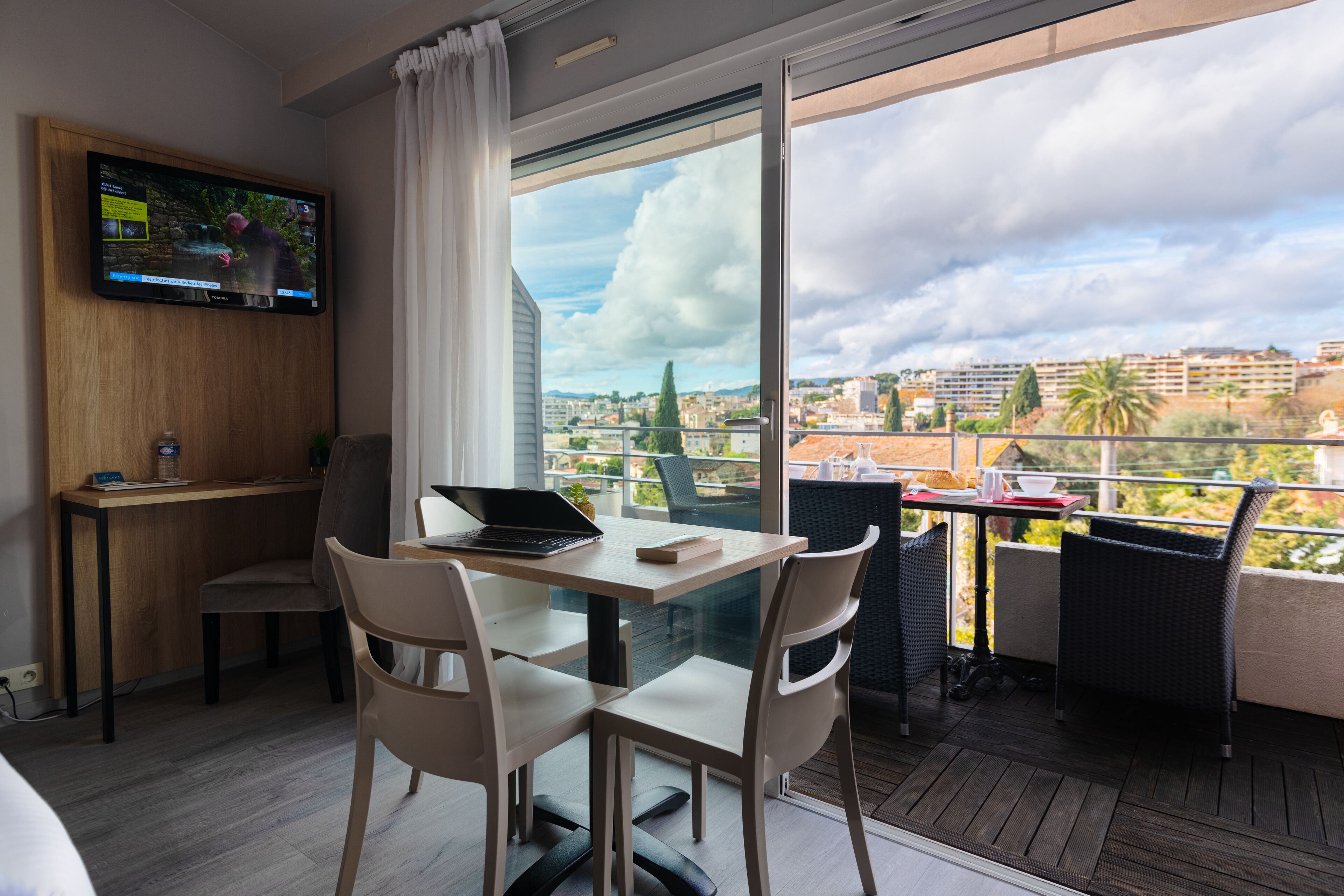 Studio, Multiple Beds | Balcony view