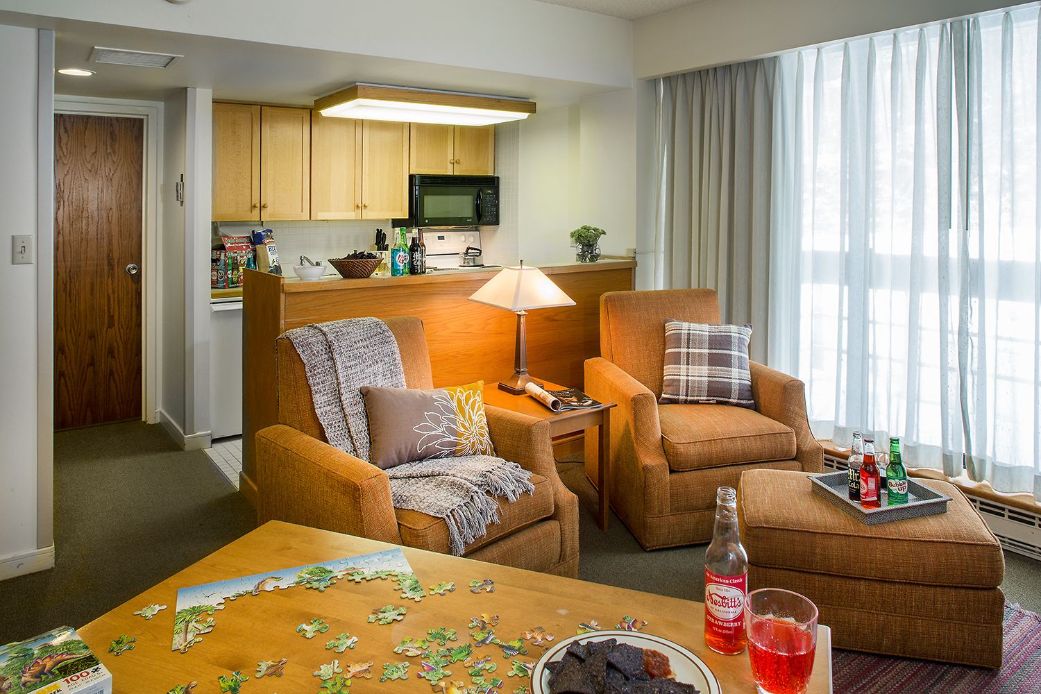 economy studio | hypo-allergenic bedding, desk, iron/ironing board, rollaway beds