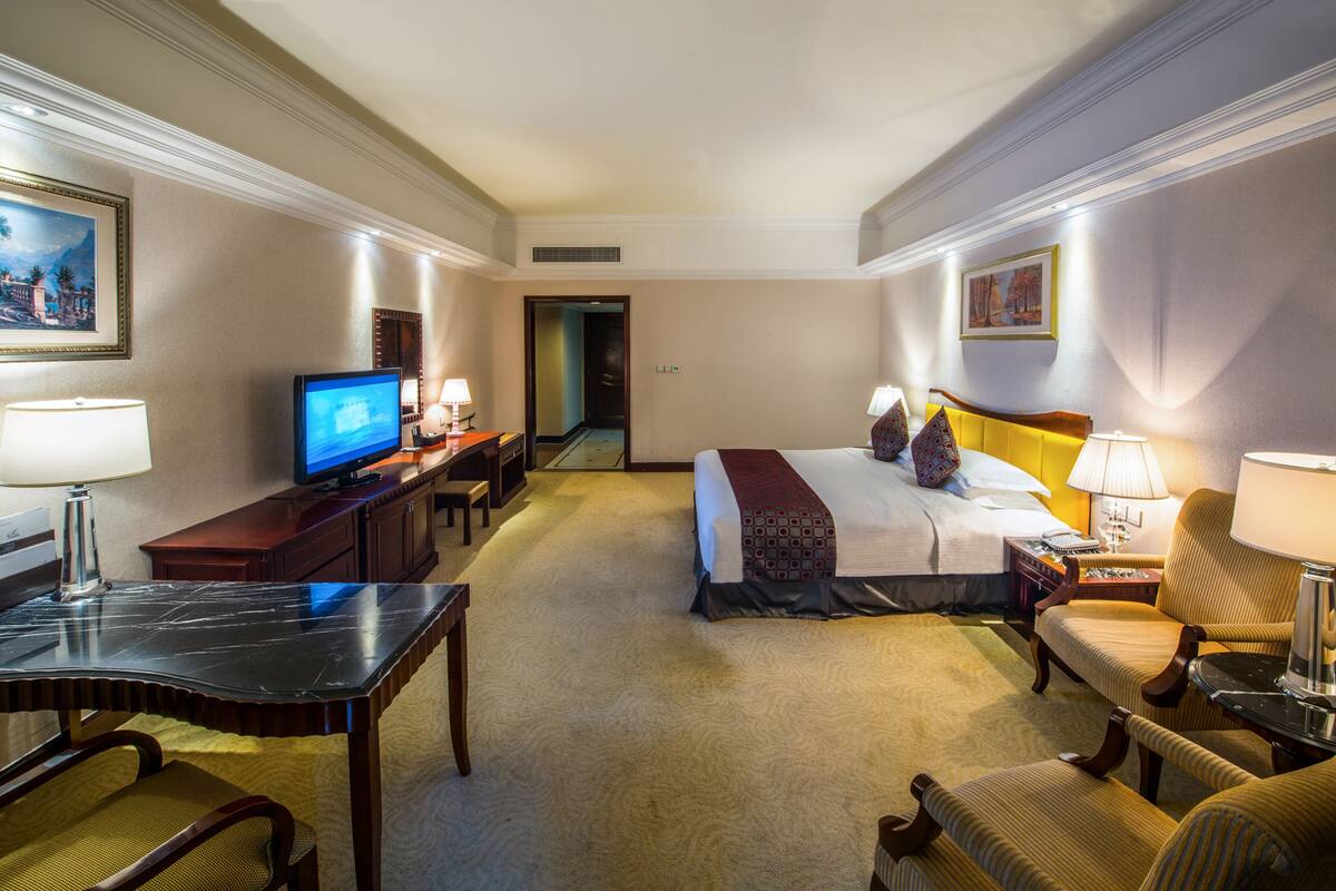 Edredón, camas con pillow-top y artículos del minibar gratis 