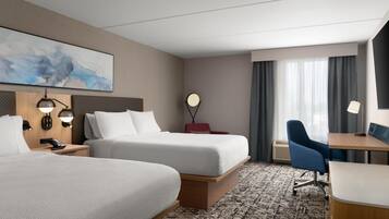 Camera Standard, 2 letti queen | Biancheria da letto di alta qualità, materassi a doppio strato