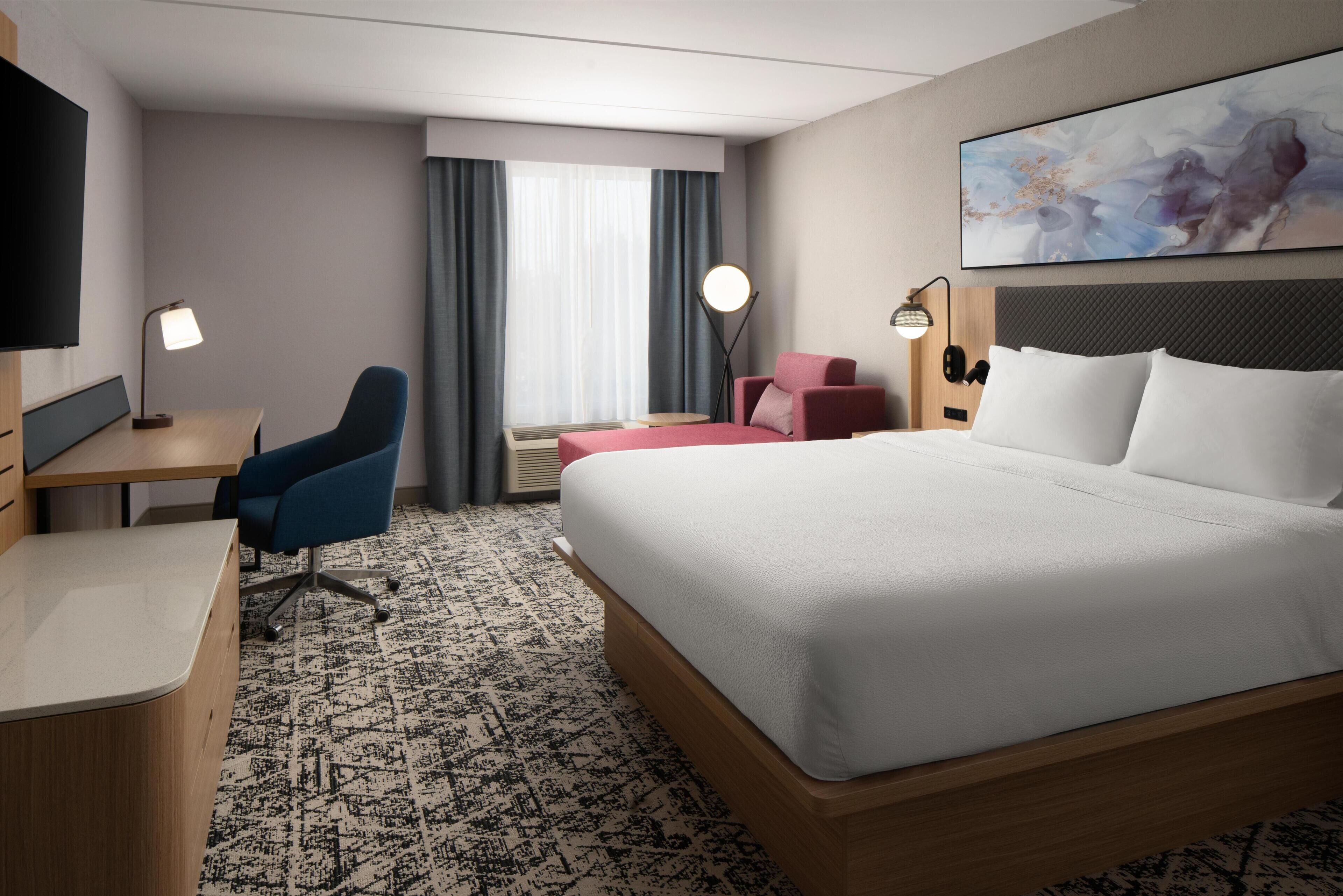 Premium bedding, pillow-top beds, in-room safe, desk