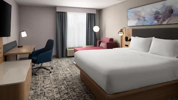Premium bedding, pillow-top beds, in-room safe, desk