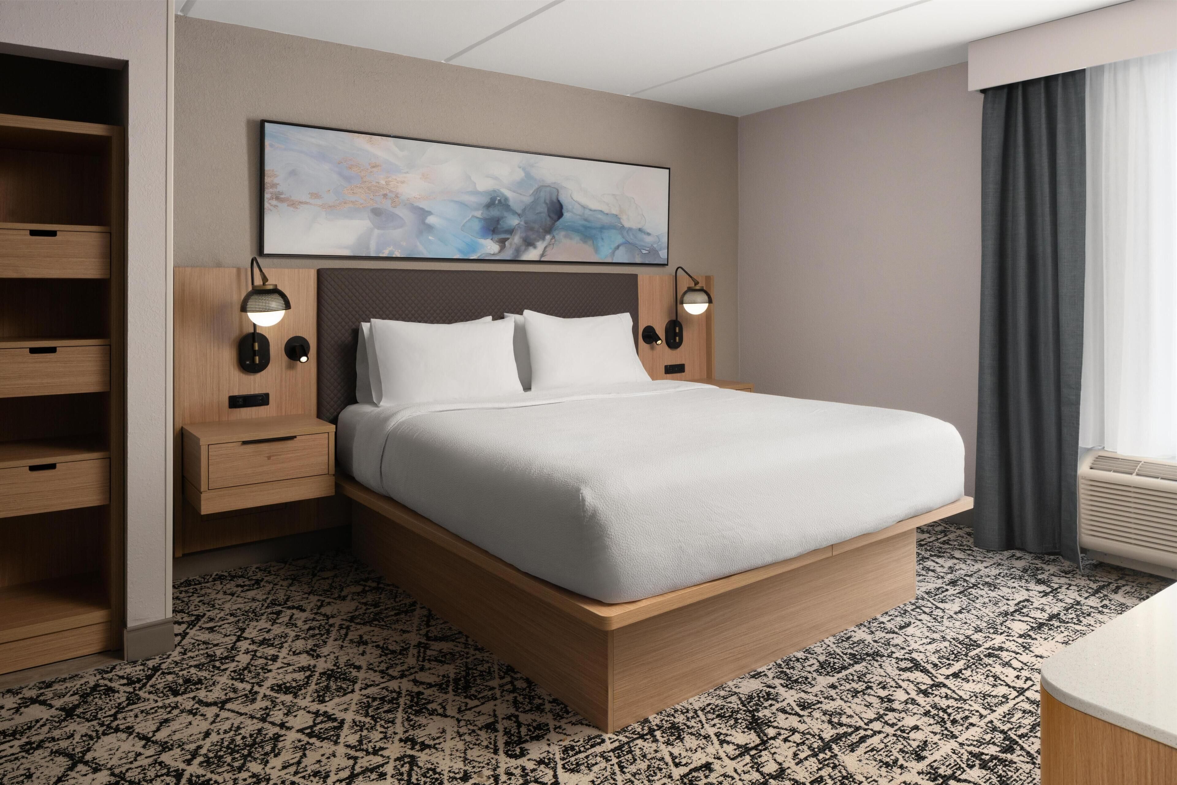 Ropa de cama de alta calidad y camas con pillow-top 