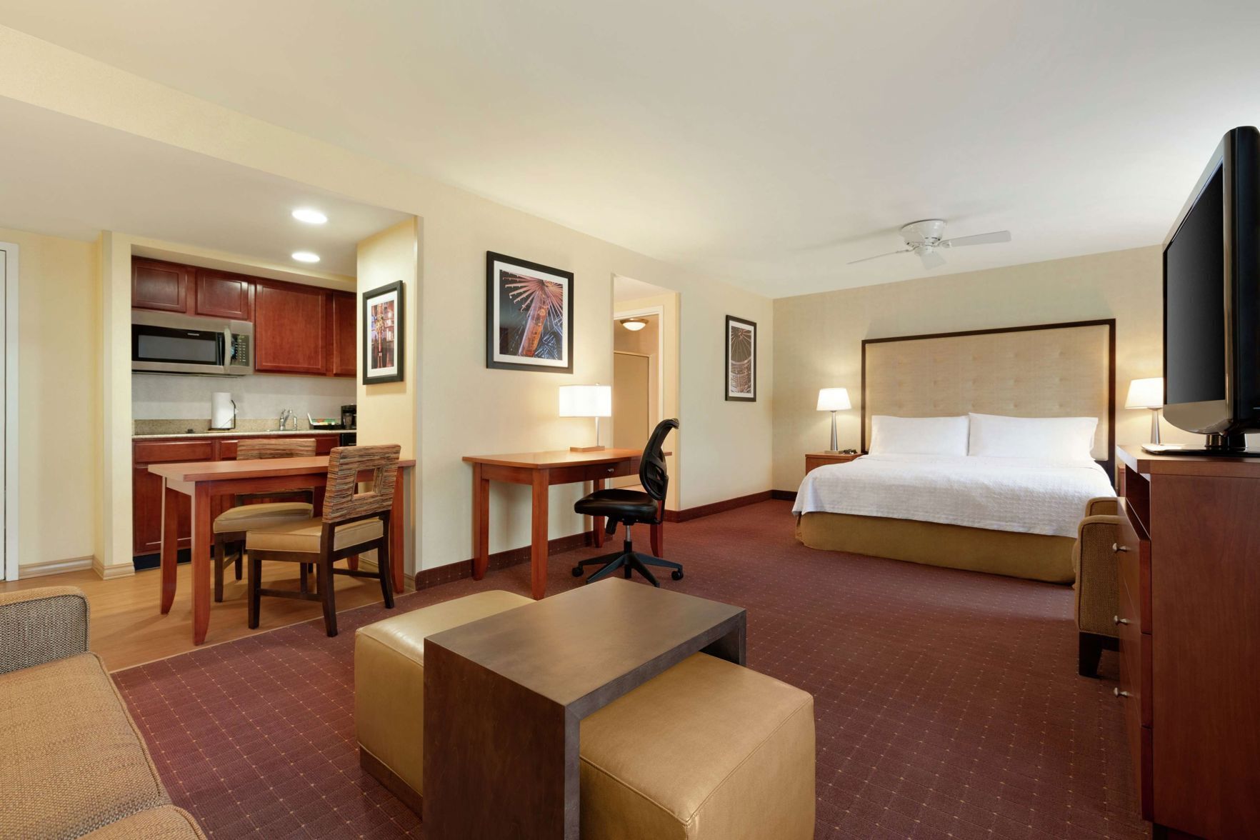 Pillowtop beds, in-room safe, desk, laptop workspace