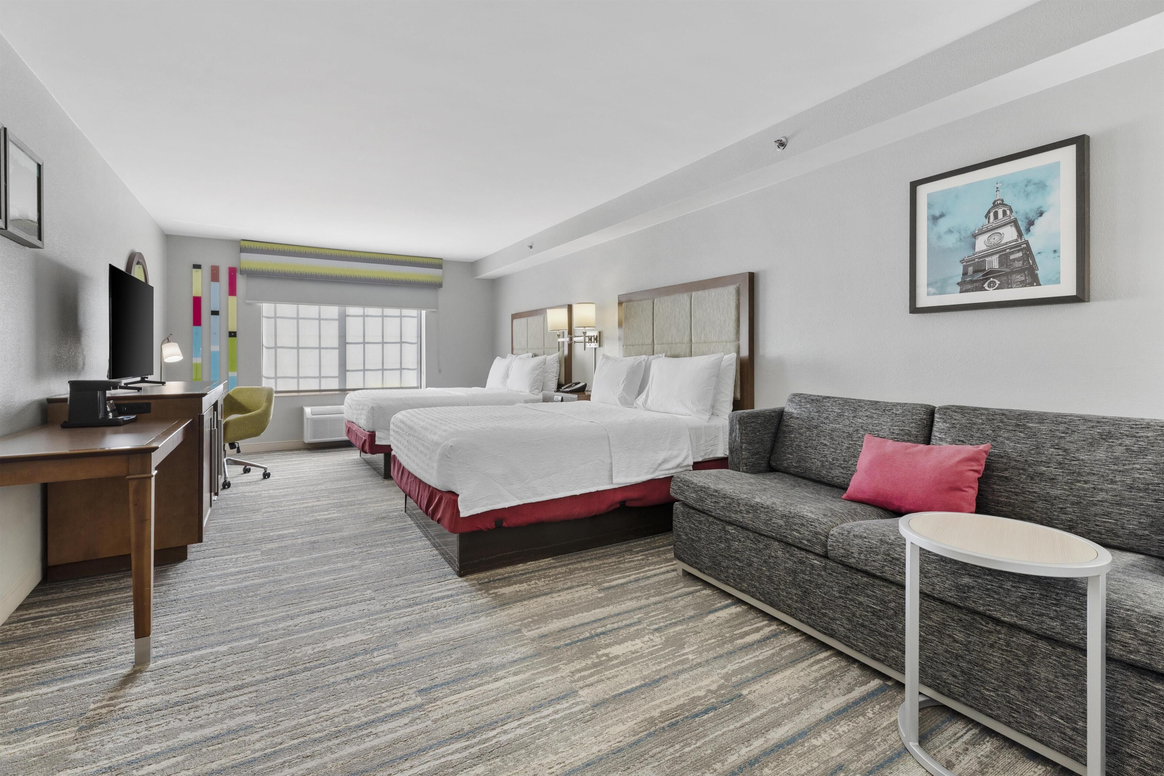 Executive Room, 2 Queen Beds, Refrigerator & Microwave (Sofa Bed)