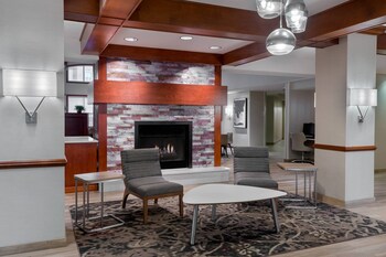 Lobby lounge at Residence Inn Charleston Airport